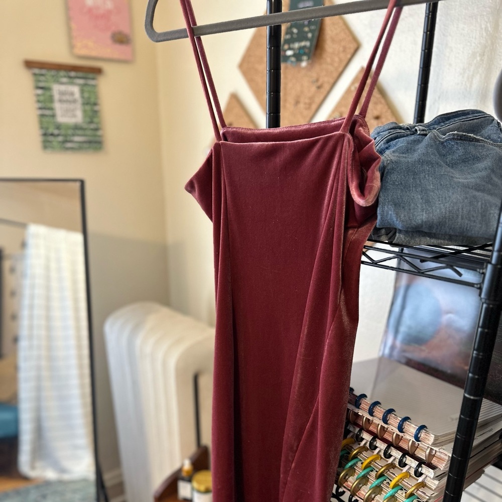 forever 21 velour dress
